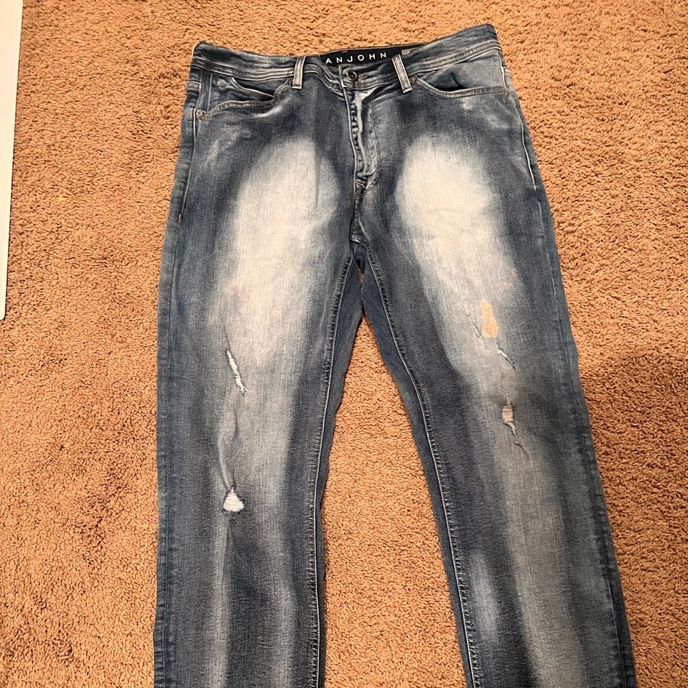 Sean John Distressed Denim